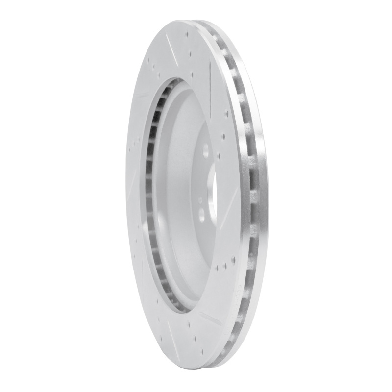 Picture of RNC Brake Rotor - Drill & Slot - R1 15-21 Mercedes-Benz S550 Rear Left Drilled & Slotted Silver Brake Rotor rnc631-63165L
