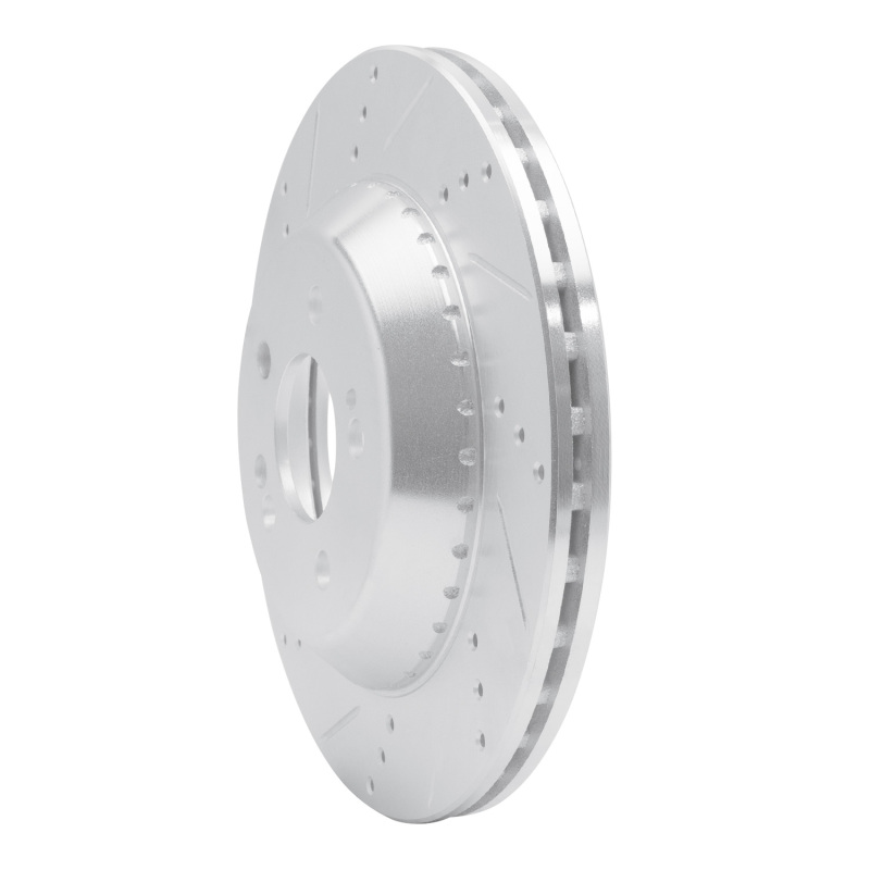 Picture of RNC Brake Rotor - Drill & Slot - R1 15-21 Mercedes-Benz S550 Rear Left Drilled & Slotted Silver Brake Rotor rnc631-63165L