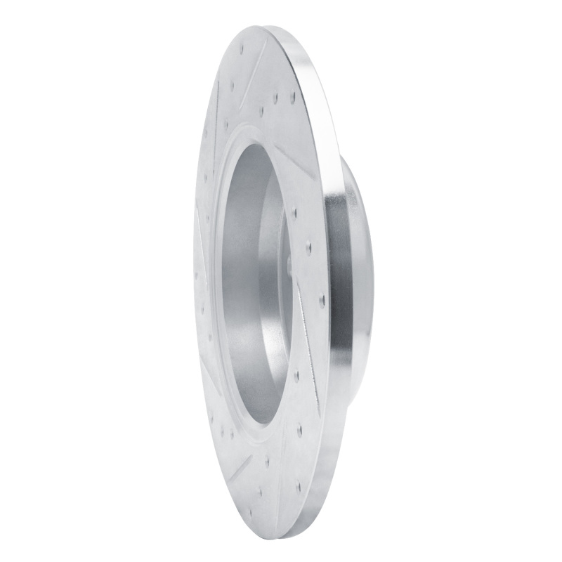 Picture of RNC Brake Rotor - Drill & Slot - R1 15-21 Mercedes-Benz C200 (Mexico) Rear Right Drilled & Slotted Silver Brake Rotor rnc631-63173R