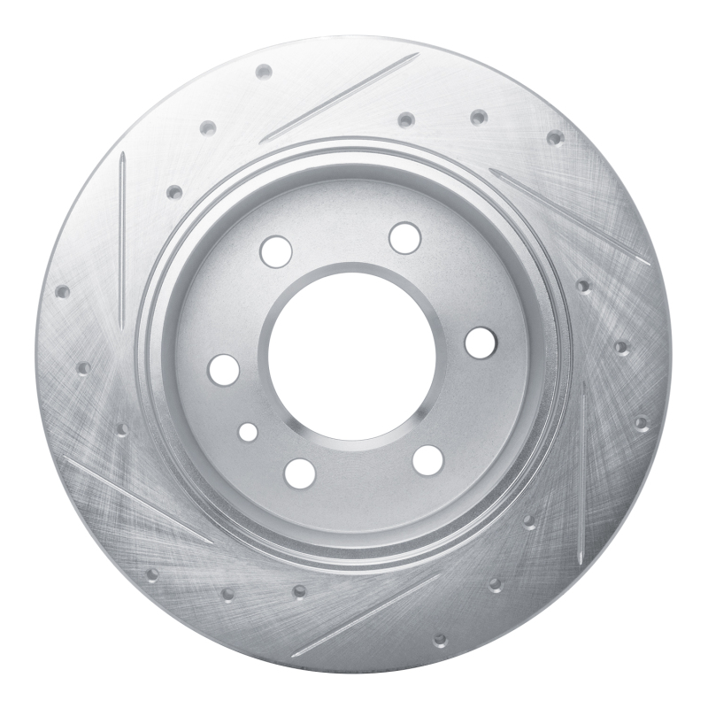 Picture of RNC Brake Rotor - Drill & Slot - R1 19-25 Freightliner SprintER 2500 Rear Right Drilled & Slotted Silver Brake Rotor rnc631-63175R