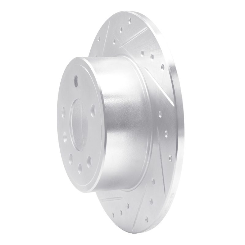 Picture of RNC Brake Rotor - Drill & Slot - R1 97-08 Chevrolet ASTRA (Mexico) Rear Left Drilled & Slotted Silver Brake Rotor rnc631-65010L