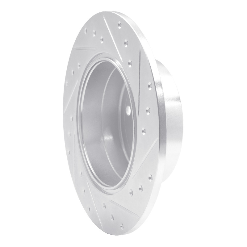 Picture of RNC Brake Rotor - Drill & Slot - R1 97-08 Chevrolet ASTRA (Mexico) Rear Left Drilled & Slotted Silver Brake Rotor rnc631-65010L