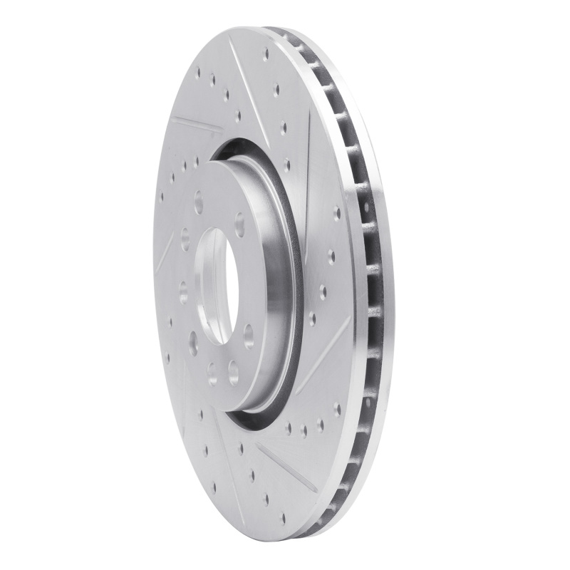 Picture of RNC Brake Rotor - Drill & Slot - R1 99-10 Chevrolet ASTRA (Mexico) Front Right Drilled & Slotted Silver Brake Rotor rnc631-65013R