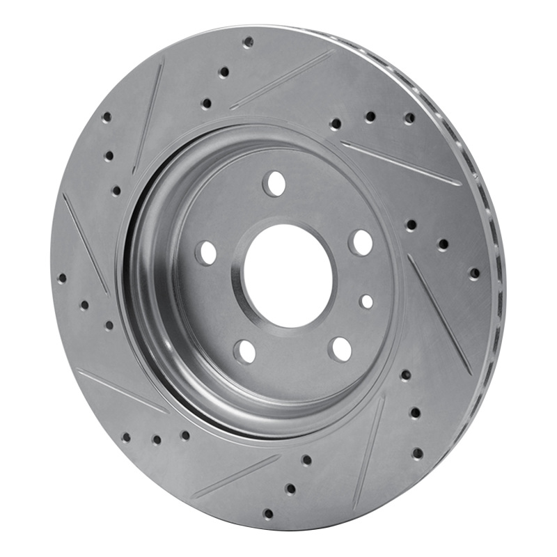 Picture of RNC Brake Rotor - Drill & Slot - R1 10-25 Buick Regal Rear Right Drilled & Slotted Silver Brake Rotor rnc631-65024R