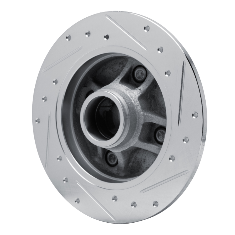 Picture of RNC Brake Rotor - Drill & Slot - R1 88-88 Nissan Maxima Rear Left Drilled & Slotted Silver Brake Rotor rnc631-67032L