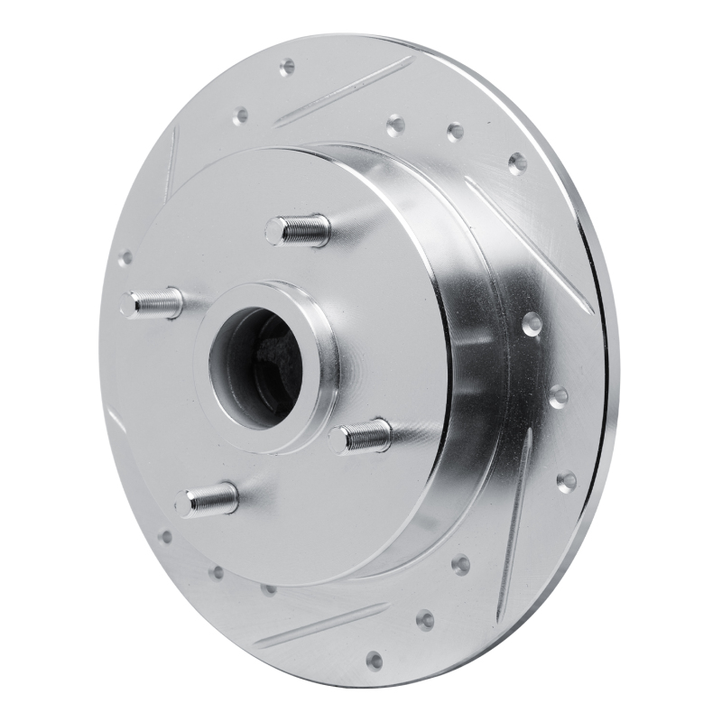 Picture of RNC Brake Rotor - Drill & Slot - R1 88-88 Nissan Maxima Rear Left Drilled & Slotted Silver Brake Rotor rnc631-67032L