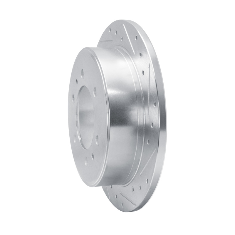 Picture of RNC Brake Rotor - Drill & Slot - R1 80-82 Nissan 720 DATSUN Front Right Drilled & Slotted Silver Brake Rotor rnc631-67076R