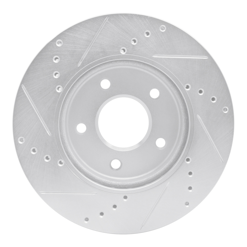 Picture of RNC Brake Rotor - Drill & Slot - R1 11-25 Chevrolet City Express Front Right Drilled & Slotted Silver Brake Rotor rnc631-67103R