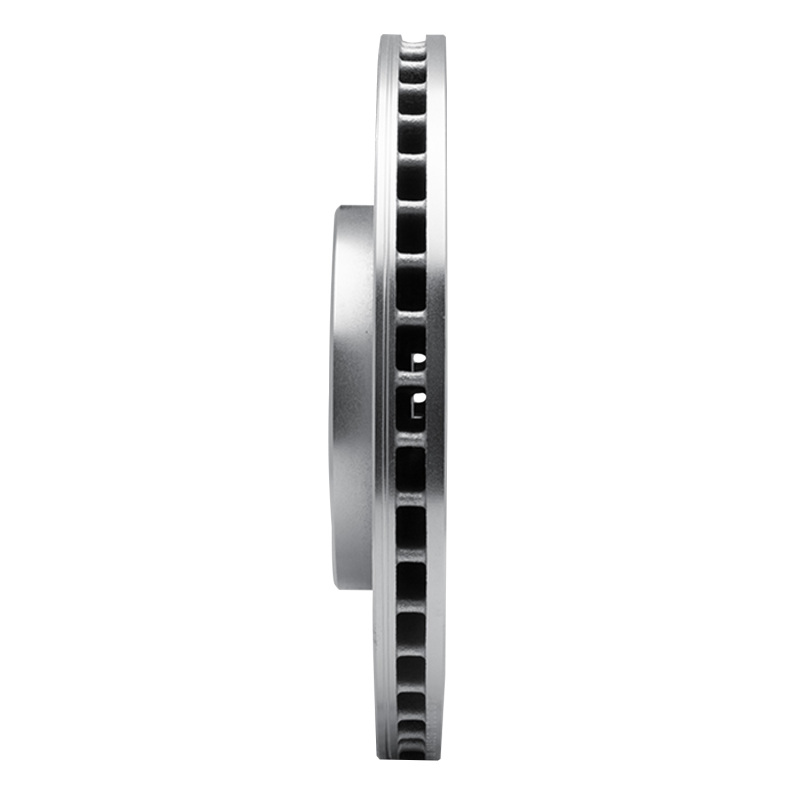 Picture of RNC Brake Rotor - Drill & Slot - R1 14-23 Nissan Leaf Front Left Drilled & Slotted Silver Brake Rotor rnc631-67106L