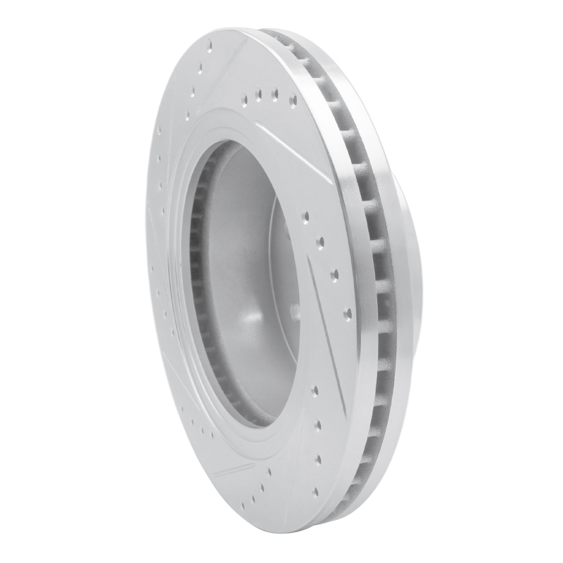 Picture of RNC Brake Rotor - Drill & Slot - R1 16-24 Nissan Titan XD Front Right Drilled & Slotted Silver Brake Rotor rnc631-67108R