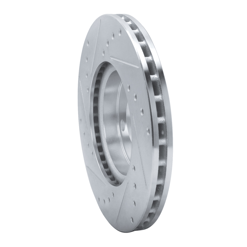 Picture of RNC Brake Rotor - Drill & Slot - R1 17-25 Nissan Kicks Front Right Drilled & Slotted Silver Brake Rotor rnc631-67112R