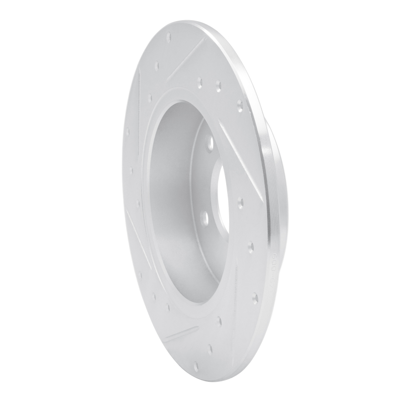 Picture of RNC Brake Rotor - Drill & Slot - R1 19-25 Nissan Kicks Rear Right Drilled & Slotted Silver Brake Rotor rnc631-67113R