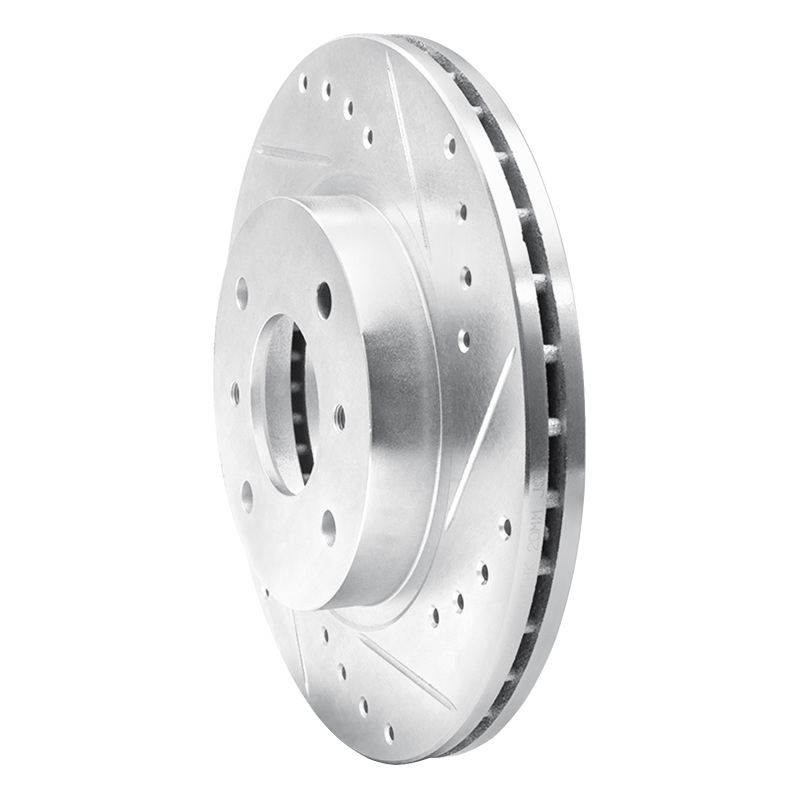 Picture of RNC Brake Rotor - Drill & Slot - R1 90-92 Infiniti M30 Front Right Drilled & Slotted Silver Brake Rotor rnc631-68000R