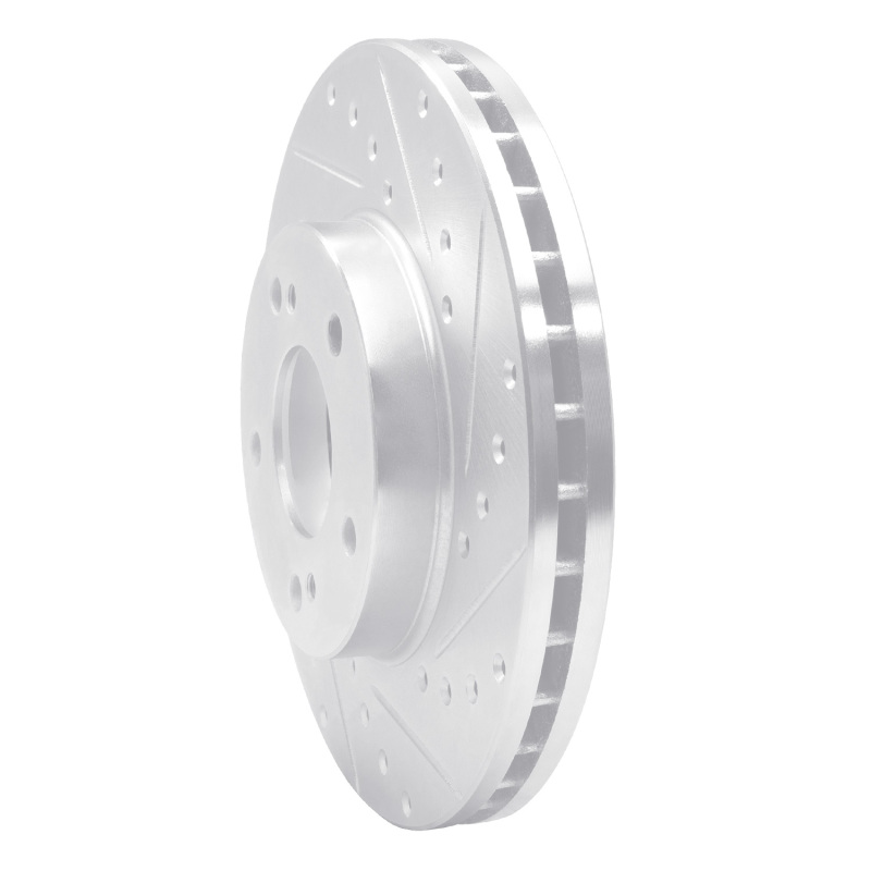 Picture of RNC Brake Rotor - Drill & Slot - R1 90-97 Infiniti Q45 Front Right Drilled & Slotted Silver Brake Rotor rnc631-68002R