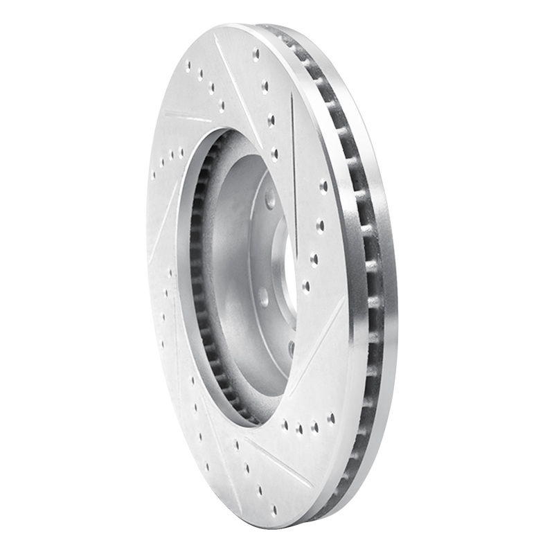 Picture of RNC Brake Rotor - Drill & Slot - R1 97-01 Infiniti Q45 Front Left Drilled & Slotted Silver Brake Rotor rnc631-68005L