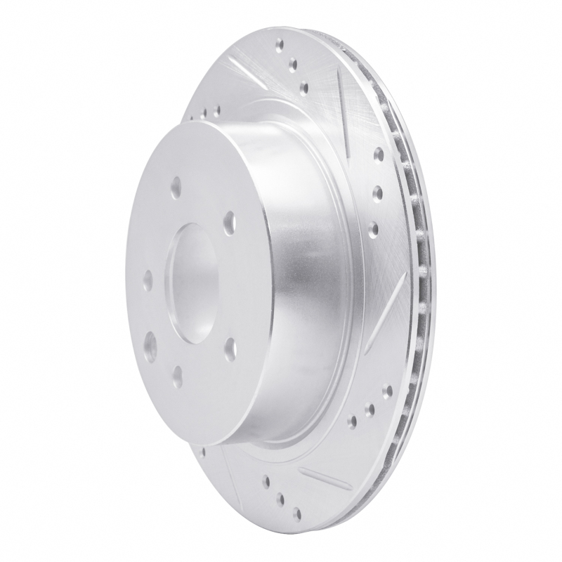 Picture of RNC Brake Rotor - Drill & Slot - R1 02-06 Infiniti M45 Rear Right Drilled & Slotted Silver Brake Rotor rnc631-68006R