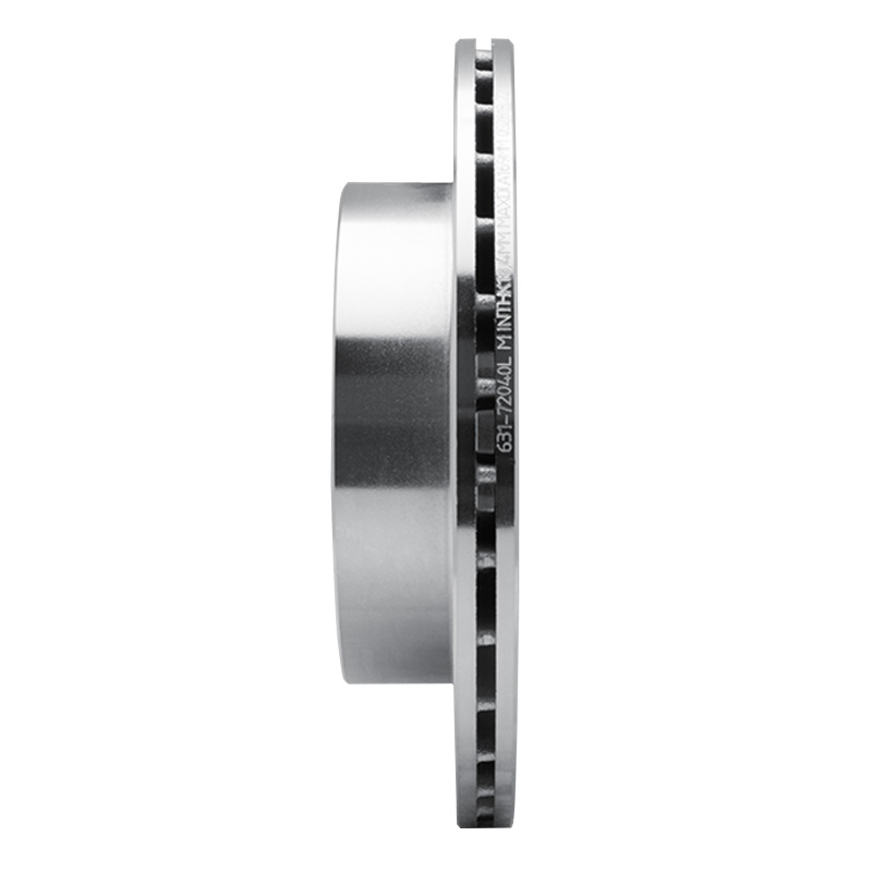 Picture of RNC Brake Rotor - Drill & Slot - R1 06-12 Mitsubishi Galant Rear Left Drilled & Slotted Silver Brake Rotor rnc631-72040L