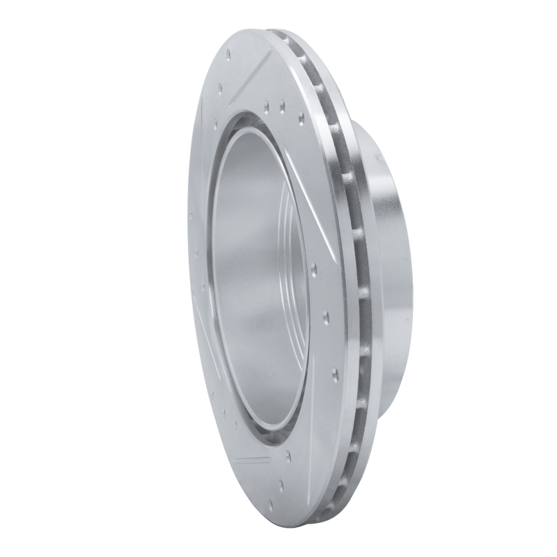 Picture of RNC Brake Rotor - Drill & Slot - R1 06-12 Mitsubishi Eclipse Rear Right Drilled & Slotted Silver Brake Rotor rnc631-72040R
