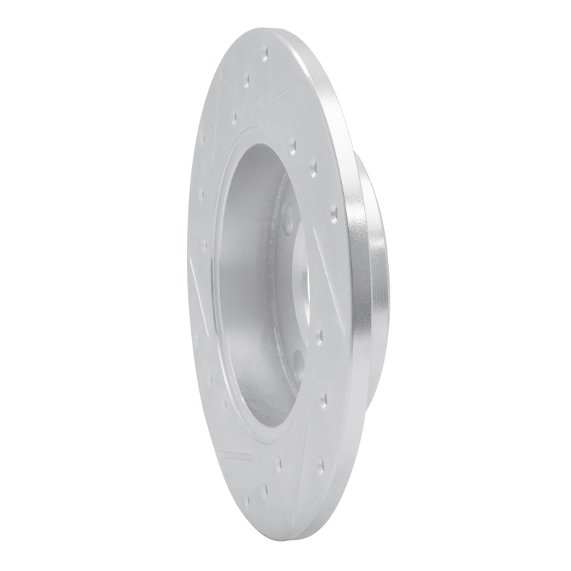 Picture of RNC Brake Rotor - Drill & Slot - R1 84-95 Audi 90 Quattro Rear Right Drilled & Slotted Silver Brake Rotor rnc631-73006R
