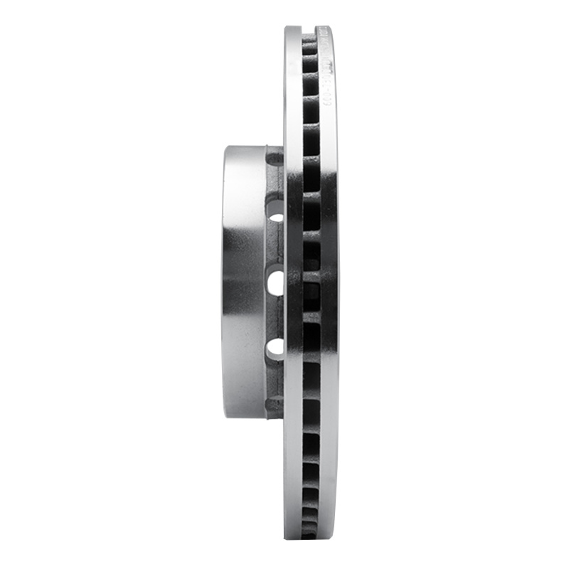 Picture of RNC Brake Rotor - Drill & Slot - R1 90-98 Audi 90 Front Left Drilled & Slotted Silver Brake Rotor rnc631-73010L