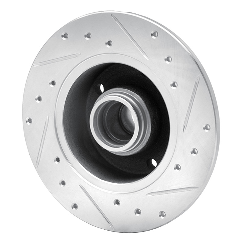 Picture of RNC Brake Rotor - Drill & Slot - R1 96-08 Audi A4 (Mexico) Rear Left Drilled & Slotted Silver Brake Rotor rnc631-73017L