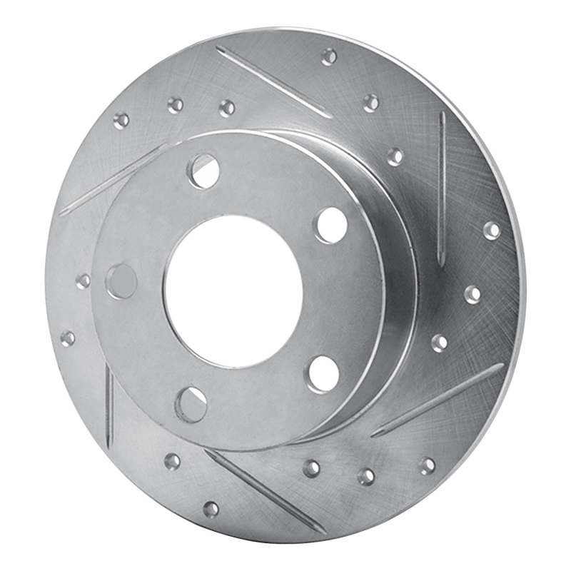 Picture of RNC Brake Rotor - Drill & Slot - R1 98-01 Audi A6 Quattro Rear Right Drilled & Slotted Silver Brake Rotor rnc631-73018R