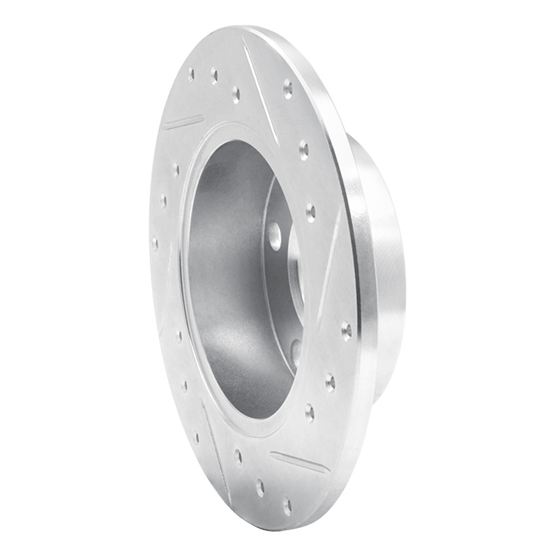 Picture of RNC Brake Rotor - Drill & Slot - R1 98-01 Audi A6 Quattro Rear Left Drilled & Slotted Silver Brake Rotor rnc631-73018L