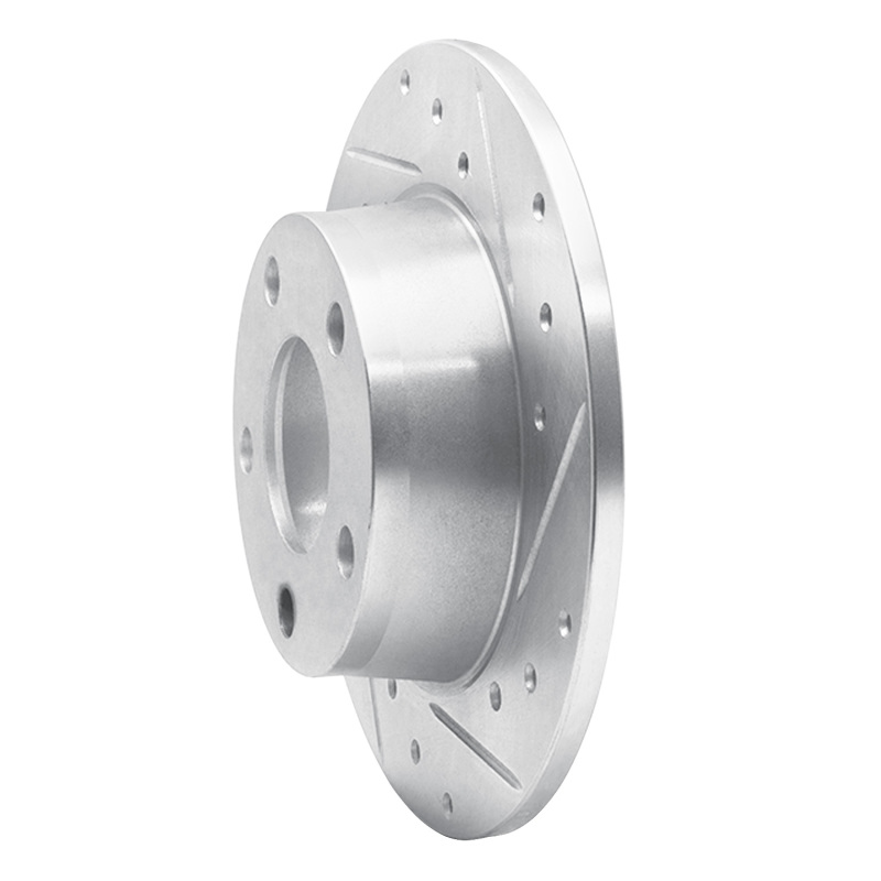 Picture of RNC Brake Rotor - Drill & Slot - R1 99-02 Audi A6 Quattro Rear Right Drilled & Slotted Silver Brake Rotor rnc631-73021R