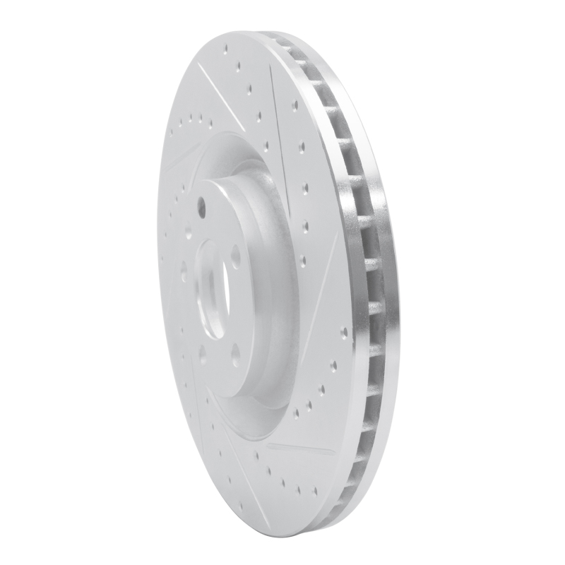 Picture of RNC Brake Rotor - Drill & Slot - R1 04-09 Audi S4 Front Right Drilled & Slotted Silver Brake Rotor rnc631-73031R