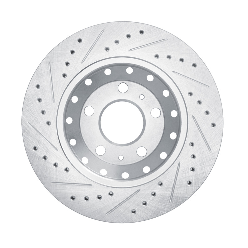 Picture of RNC Brake Rotor - Drill & Slot - R1 04-10 Audi A8 Rear Right Drilled & Slotted Silver Brake Rotor rnc631-73040R