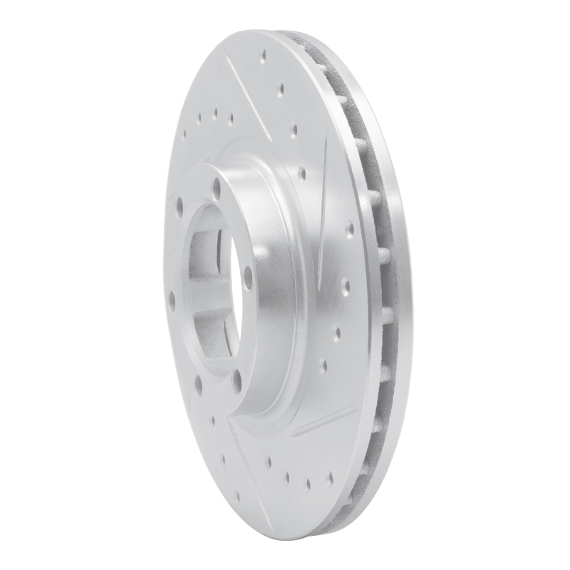 Picture of RNC Brake Rotor - Drill & Slot - R1 07-11 Audi S6 Rear Right Drilled & Slotted Silver Brake Rotor rnc631-73051R
