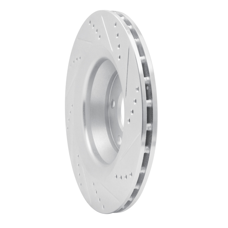 Picture of RNC Brake Rotor - Drill & Slot - R1 08-15 Audi TT Quattro RS Rear Left Drilled & Slotted Silver Brake Rotor rnc631-73055L