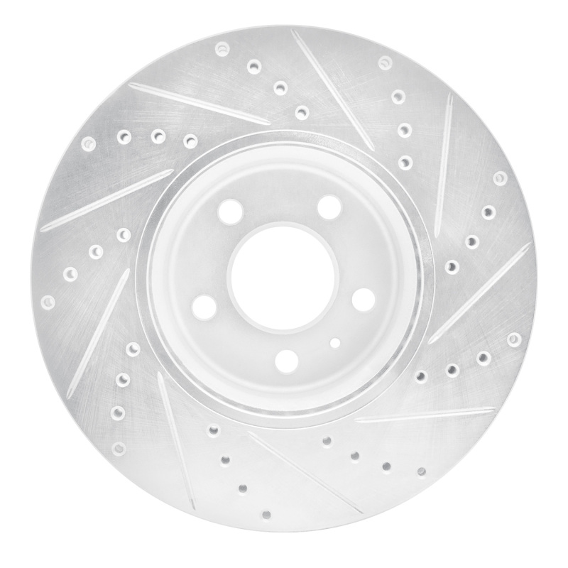 Picture of RNC Brake Rotor - Drill & Slot - R1 08-12 Audi Q5 (Mexico) Front Left Drilled & Slotted Silver Brake Rotor rnc631-73057L