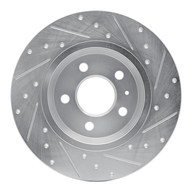 Picture of RNC Brake Rotor - Drill & Slot - R1 08-25 Audi Q5 (USA/Canada Excl Hybrid) Rear Left Drilled & Slotted Silver Brake Rotor rnc631-73061L