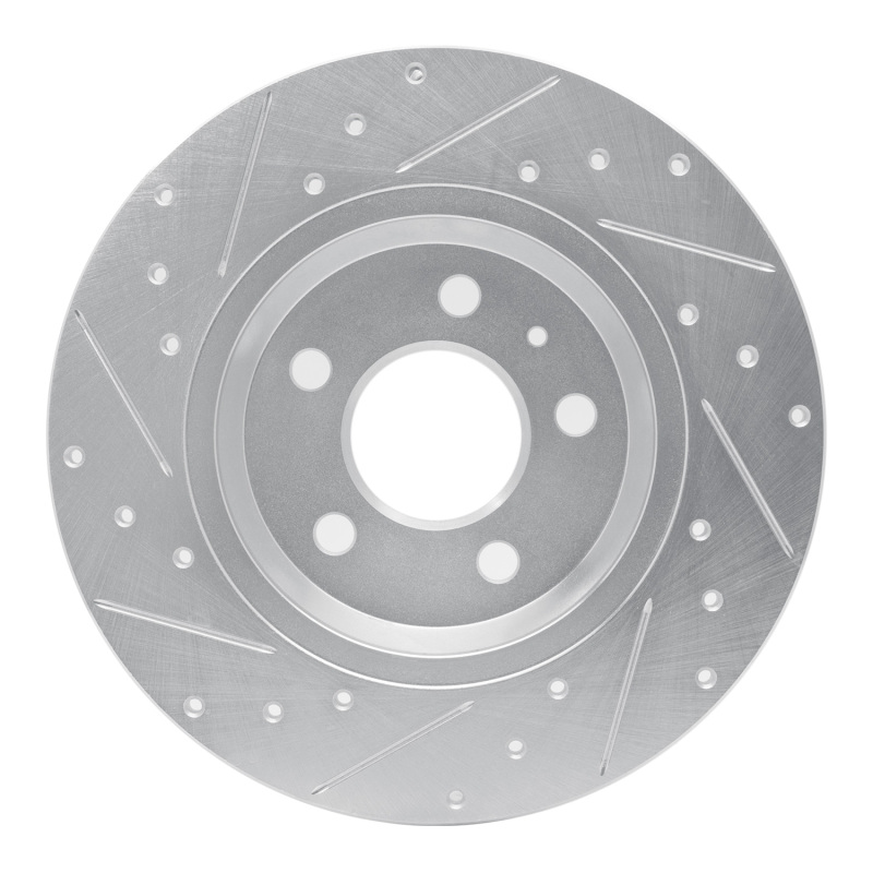 Picture of RNC Brake Rotor - Drill & Slot - R1 08-25 Audi Q5 (USA/Canada Excl Hybrid) Rear Right Drilled & Slotted Silver Brake Rotor rnc631-73061R