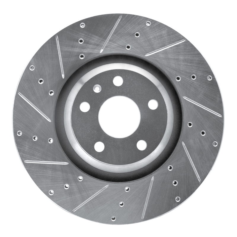 Picture of RNC Brake Rotor - Drill & Slot - R1 12-15 Audi TTS Quattro Front Left Drilled & Slotted Silver Brake Rotor rnc631-73069L