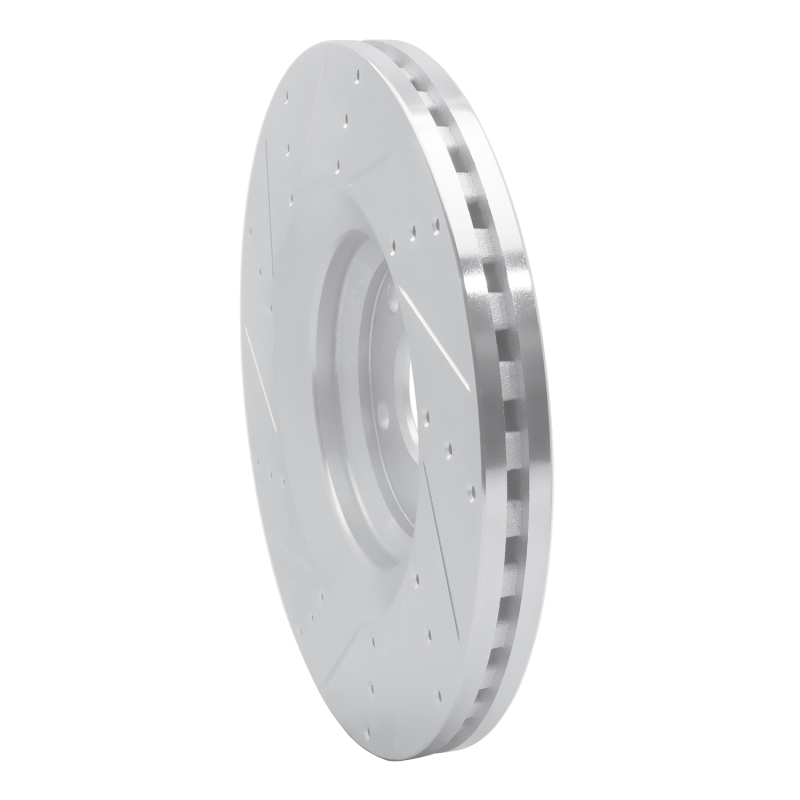 Picture of RNC Brake Rotor - Drill & Slot - R1 12-15 Audi TTS Quattro Front Right Drilled & Slotted Silver Brake Rotor rnc631-73069R