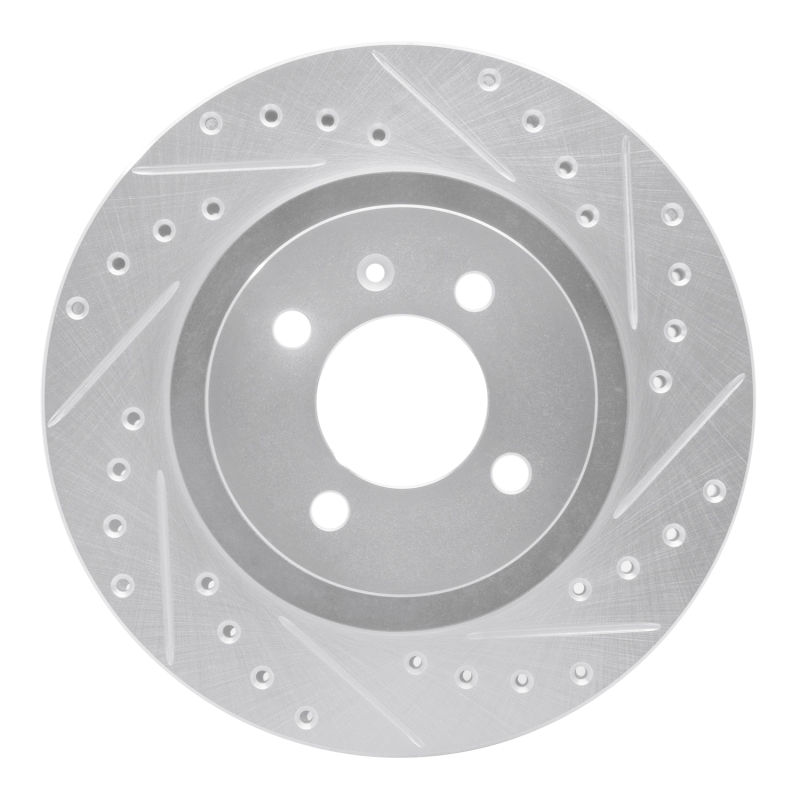 Picture of RNC Brake Rotor - Drill & Slot - R1 90-93 Volkswagen Passat (USA/Canada) Front Right Drilled & Slotted Silver Brake Rotor rnc631-74008R