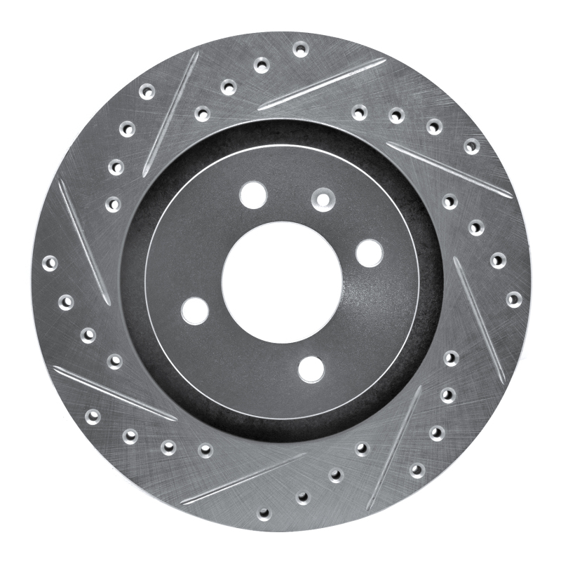 Picture of RNC Brake Rotor - Drill & Slot - R1 90-93 Volkswagen Passat (USA/Canada) Front Left Drilled & Slotted Silver Brake Rotor rnc631-74008L