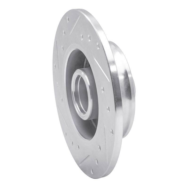 Picture of RNC Brake Rotor - Drill & Slot - R1 85-02 Volkswagen CORRADO Rear Right Drilled & Slotted Silver Brake Rotor rnc631-74005R