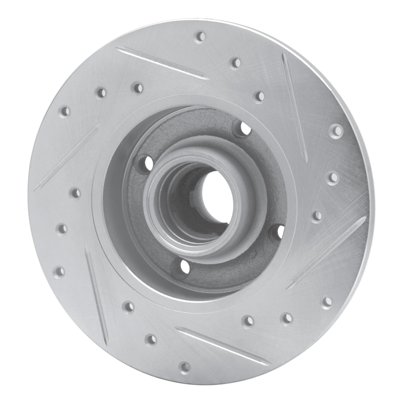 Picture of RNC Brake Rotor - Drill & Slot - R1 85-02 Volkswagen CORRADO Rear Left Drilled & Slotted Silver Brake Rotor rnc631-74005L
