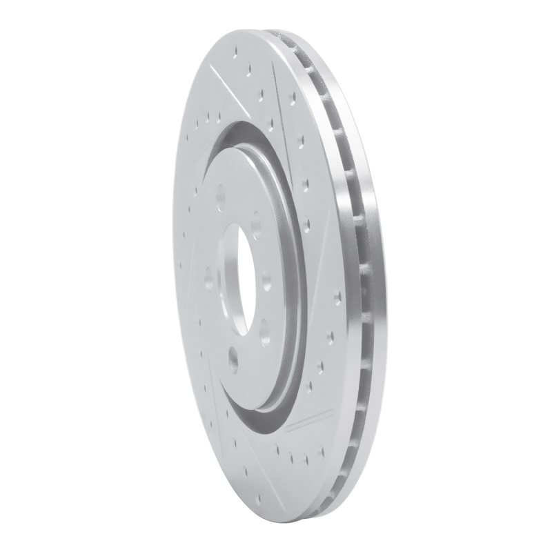 Picture of RNC Brake Rotor - Drill & Slot - R1 92-95 Volkswagen Jetta Sedan Front Right Drilled & Slotted Silver Brake Rotor rnc631-74009R