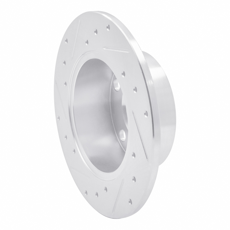 Picture of RNC Brake Rotor - Drill & Slot - R1 92-05 Audi A6 (Mexico) Rear Right Drilled & Slotted Silver Brake Rotor rnc631-74011R