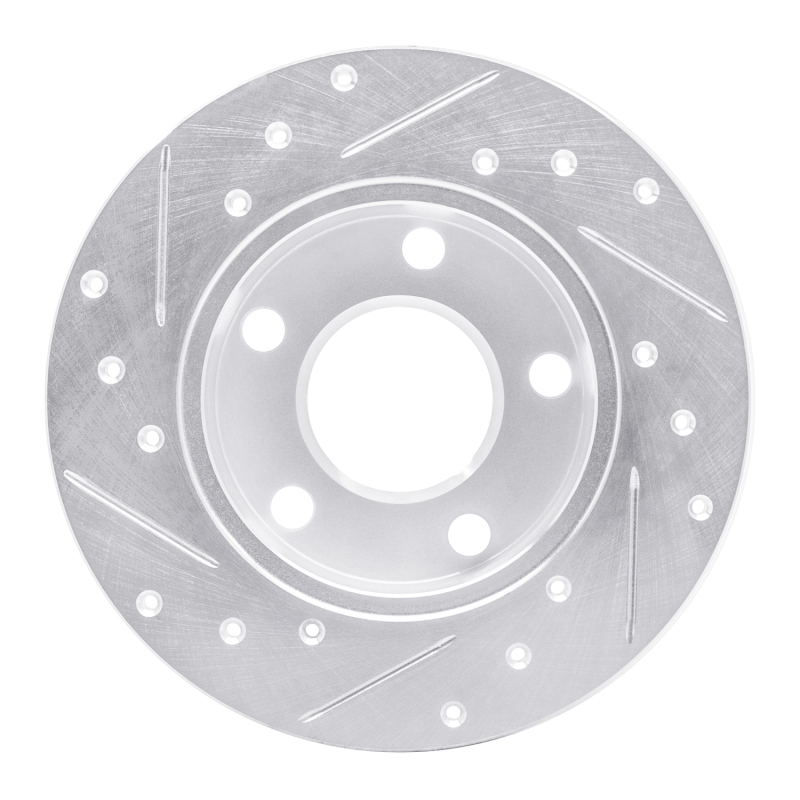 Picture of RNC Brake Rotor - Drill & Slot - R1 96-05 Audi A4 Quattro Rear Right Drilled & Slotted Silver Brake Rotor rnc631-74014R