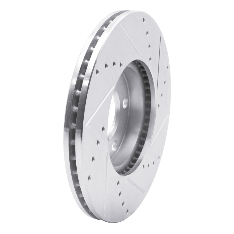 Picture of RNC Brake Rotor - Drill & Slot - R1 98-98 Volkswagen Passat (USA/Canada) Front Left Drilled & Slotted Silver Brake Rotor rnc631-74017L