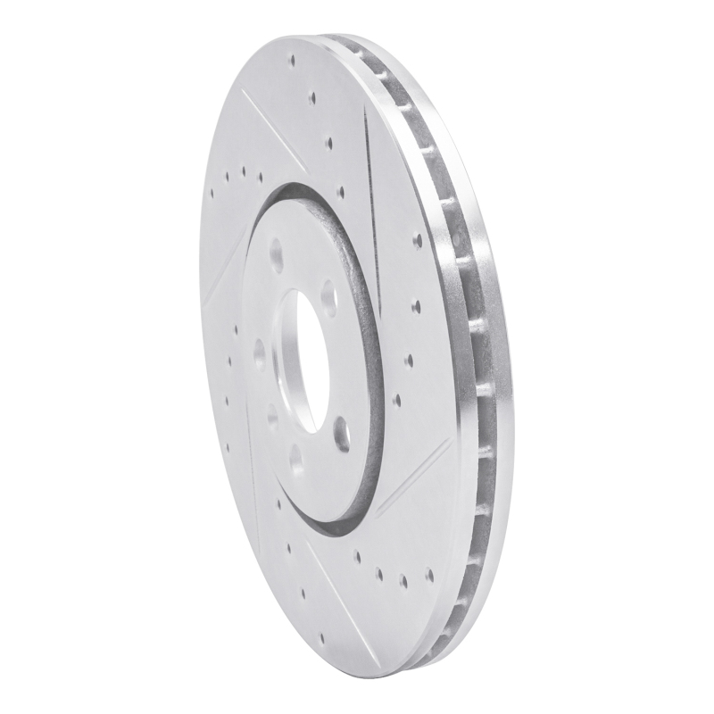 Picture of RNC Brake Rotor - Drill & Slot - R1 96-98 Volkswagen Passat (USA/Canada) Front Right Drilled & Slotted Silver Brake Rotor rnc631-74015R
