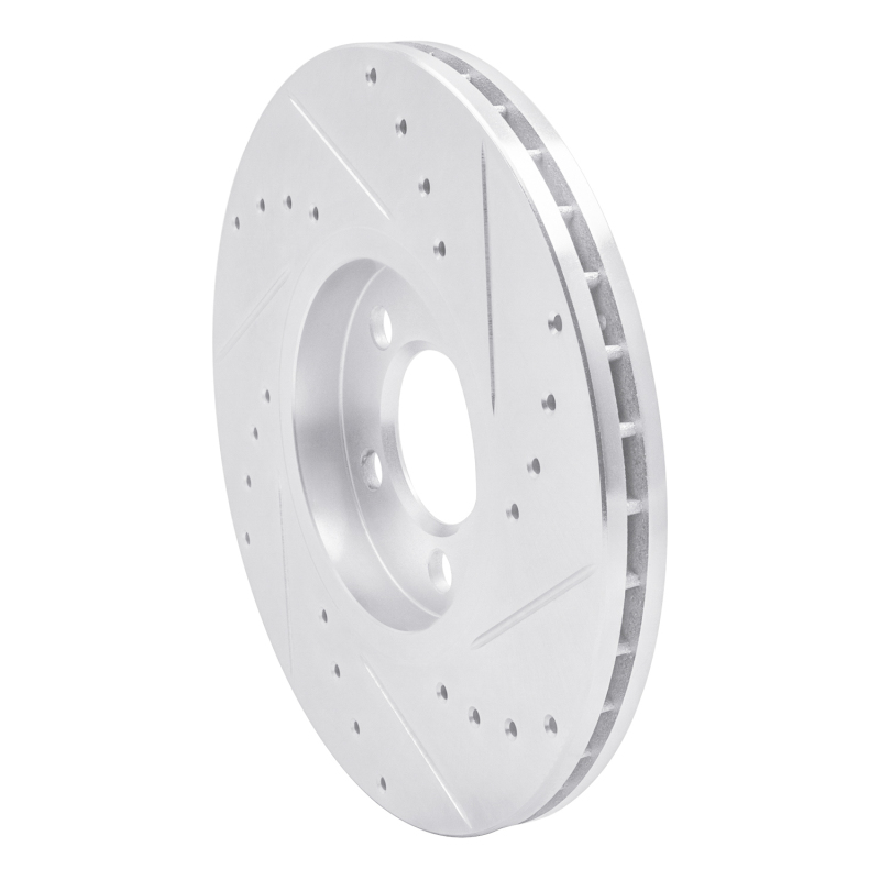 Picture of RNC Brake Rotor - Drill & Slot - R1 96-98 Volkswagen Jetta Sedan Front Left Drilled & Slotted Silver Brake Rotor rnc631-74015L