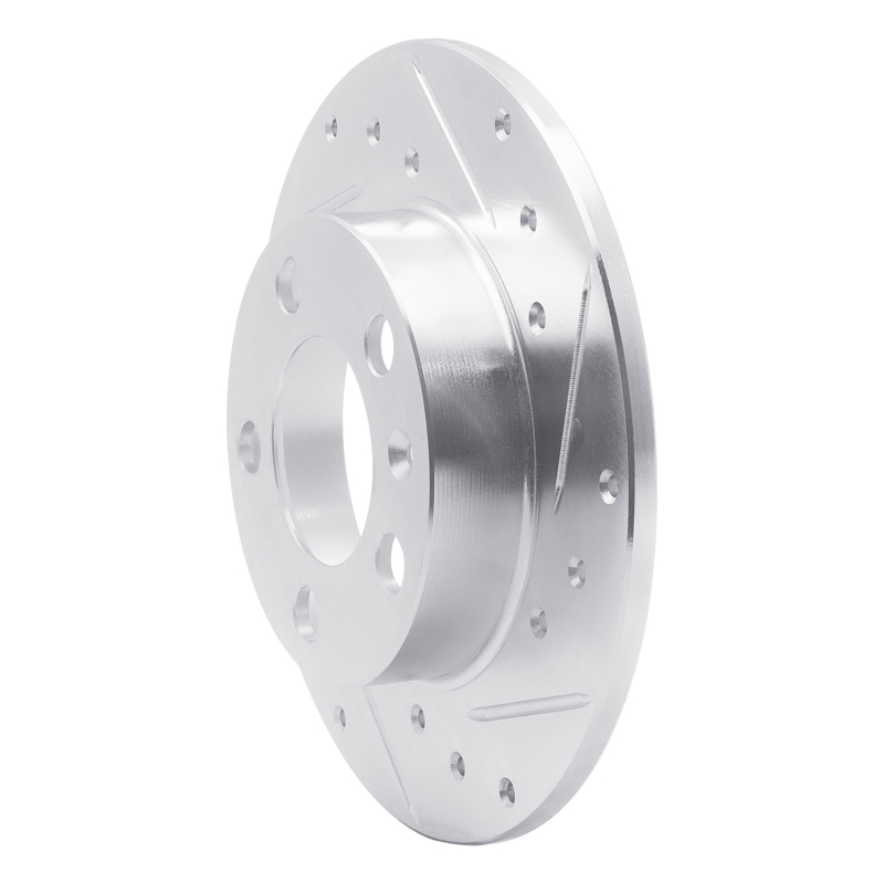 Picture of RNC Brake Rotor - Drill & Slot - R1 98-24 Audi A1 (Mexico) Rear Right Drilled & Slotted Silver Brake Rotor rnc631-74019R