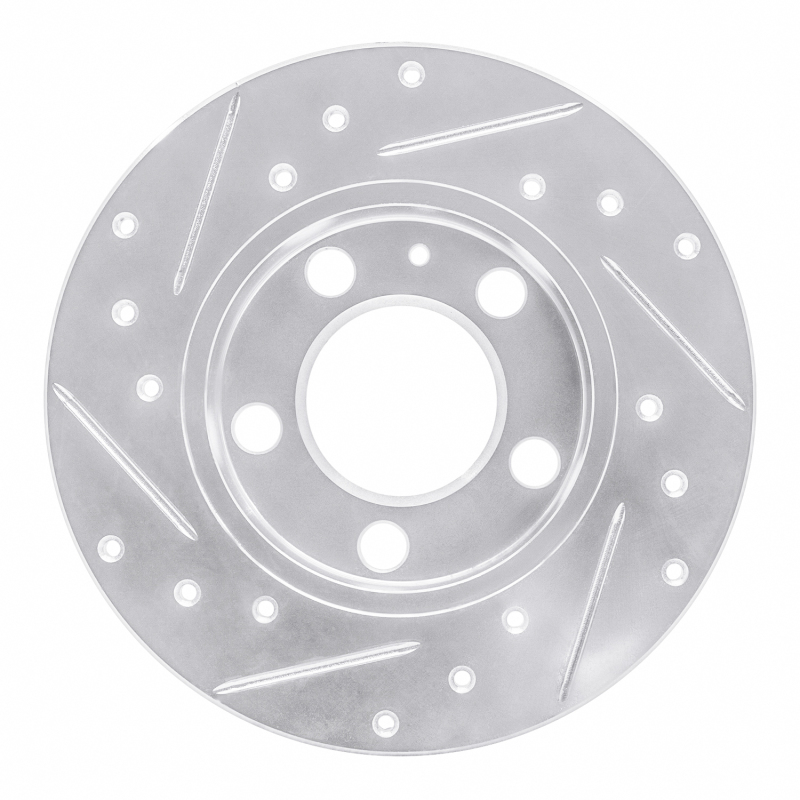 Picture of RNC Brake Rotor - Drill & Slot - R1 98-24 Audi A1 (Mexico) Rear Right Drilled & Slotted Silver Brake Rotor rnc631-74019R