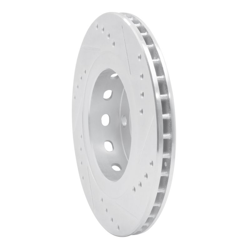 Picture of RNC Brake Rotor - Drill & Slot - R1 99-05 Audi A6 Quattro Rear Left Drilled & Slotted Silver Brake Rotor rnc631-74023L